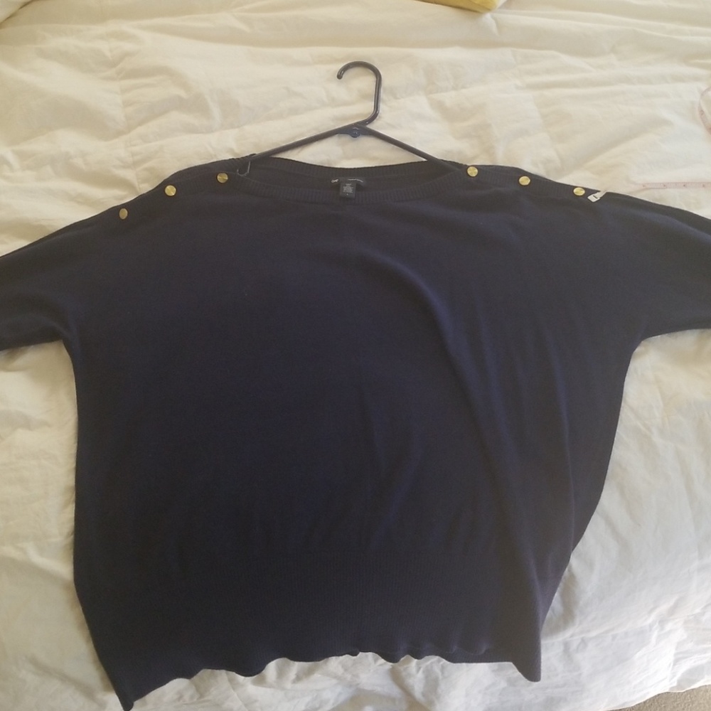 GAP combed cotton Navy lightweight sweater L